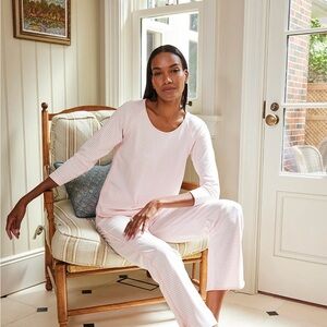 Women's Pink Striped Pajama Lake Pajama Set